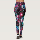 Fosforescentie Sterrenveld All Over Print Leggings (Achterkant)