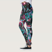 Fosforescentie Sterrenveld All Over Print Leggings (Links)