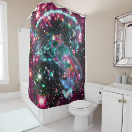 Fosforescentie Sterrenveld Douchegordijn