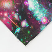 Fosforescentie Zen Lotus Fleece Deken (Hoek)