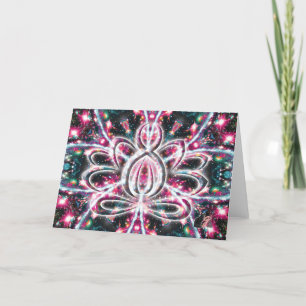 Fosforescentie Zen Lotus Kaart