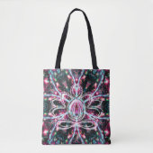 Fosforescentie Zen Lotus Tote Bag (Voorkant)