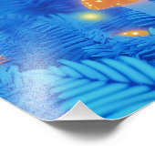 Fosforescerend Blauw Fawnicorn Foto Afdruk (Hoek)