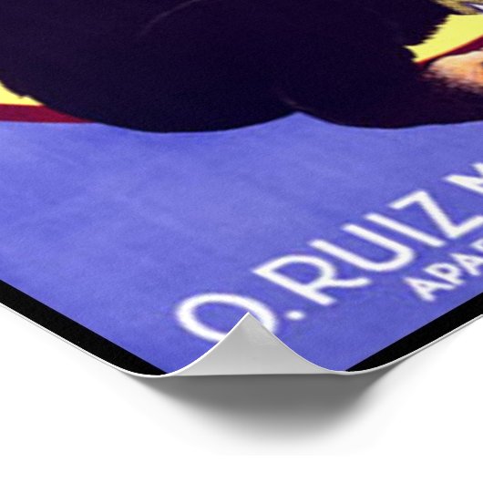 Fosforos El Mono Cuban Cigars Poster (Hoek)