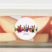 Foshan China Skyline Labels (Aangebracht)