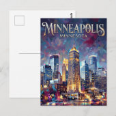 Foshay Tower VS Briefkaart (Voorkant / Achterkant)
