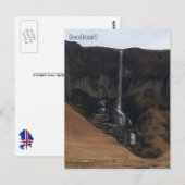 Foss á Siðu, Zuid-IJsland Briefkaart (Voorkant / Achterkant)