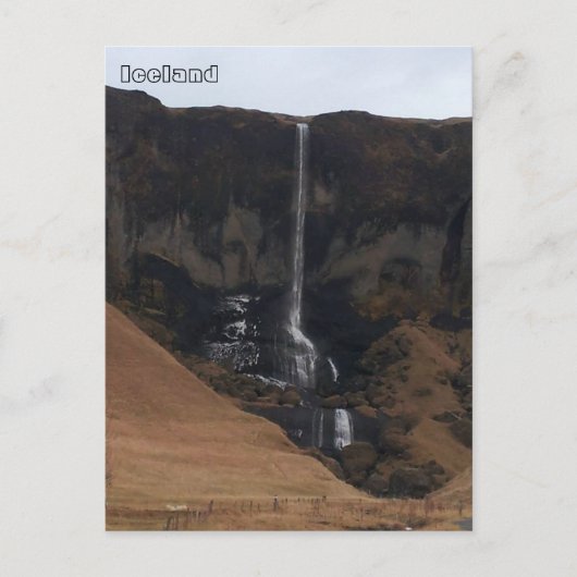 Foss á Siðu, Zuid-IJsland Briefkaart (Voorkant)