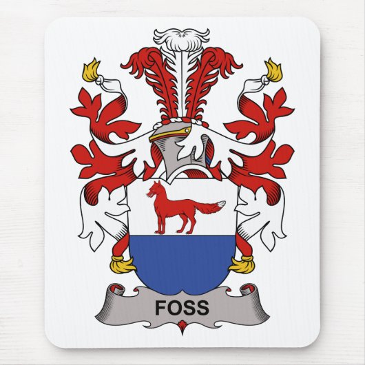 Foss Family Crest Muismat (Voorkant)