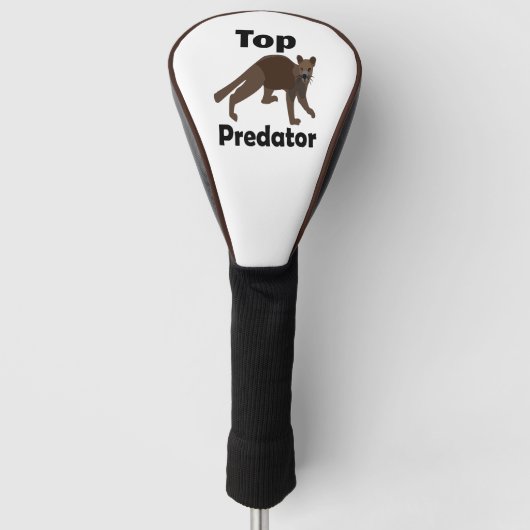 Fossa Madagaskar Roofdier Roofdier Golfheadcover (Voorkant)