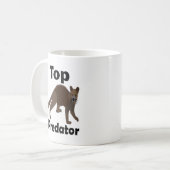 Fossa Madagaskar Roofdier Roofdier Koffiemok (Voorkant links)