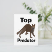 Fossa Madagaskar Roofdier Top Predator Briefkaart (Staand voorkant)