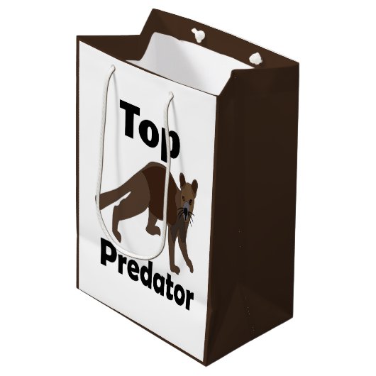 Fossa Madagaskar Roofdier Top Predator Medium Cadeauzakje (Voorkant Gekanteld)