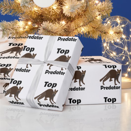 Fossa Madagaskar vleesetende toppredator Cadeaupapier (Feestdagen)
