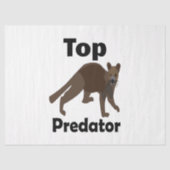 Fossa Madagaskar vleeseter top roofdier Tissuepapier (Voorkant)