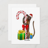 Fossa - vakantiekaart feestdagenkaart (Voorkant / Achterkant)