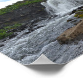 Fossarrett Herfsten, IJsland Poster (Hoek)