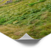Fossarrett-waterval, IJsland Poster (Hoek)