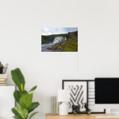 Fossarrett-waterval, IJsland Poster (Thuiskantoor)