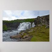 Fossarrett-waterval, IJsland Poster (Voorkant)