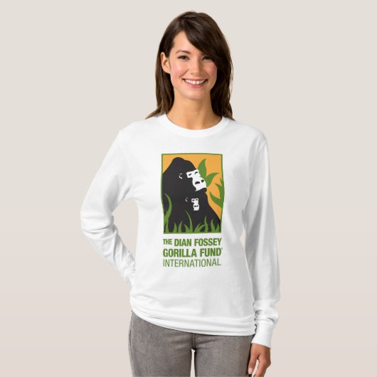 Fossey Fund Logo LS T-shirt (Voorkant volledig)