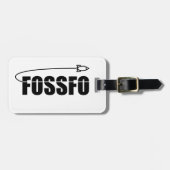 FOSSFO-Bagagelabel Bagagelabel (Voorkant horizontaal)