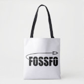FOSSFO Schouder Canvas tas (Voorkant)