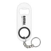 FOSSFO Sleutelhanger flesopener Mini Flessenopener (Achterkant)