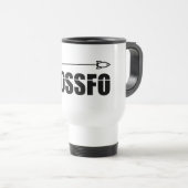FOSSFO Travel Mug Reisbeker (Voorkant rechts)