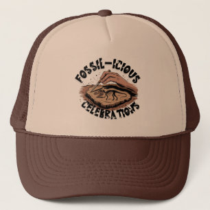 Fossiel-achtige feesten trucker pet