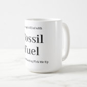 Fossiele brandstof 15oz. Mok (Voorkant rechts)