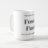 Fossiele brandstof 15oz. Mok (Voorkant links)