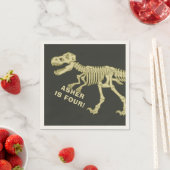 Fossiele Dinosaurus Verjaardagsfeest Servet (Insitu)