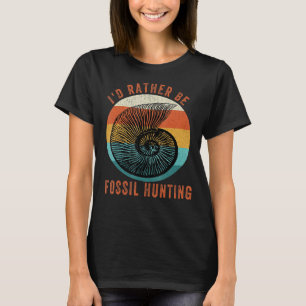 Fossiele jacht en Fossil Hunter paleontoloog G T-shirt