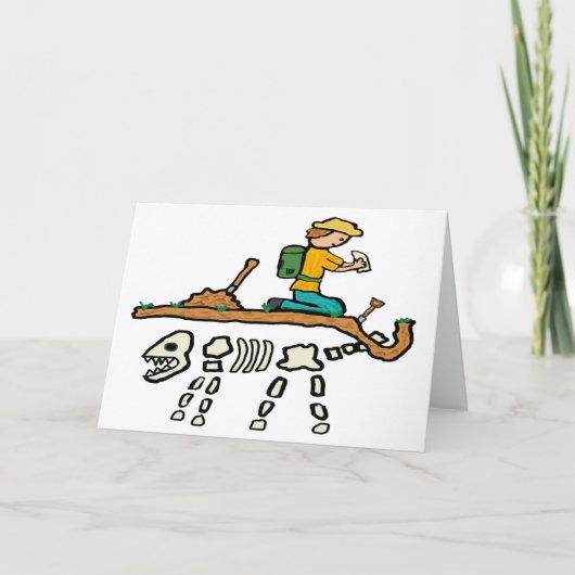 Fossiele jacht kaart (Voorkant)