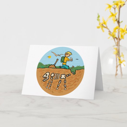 Fossiele jacht kaart (Gele Bloem)