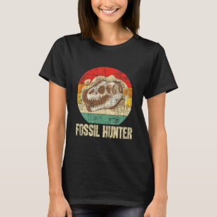 Fossiele Jager - Retro Paleontologie T-shirt
