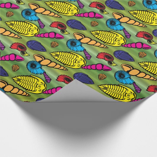 Fossiele lagen cadeaupapier (Hoek)