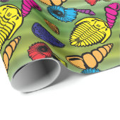 Fossiele lagen cadeaupapier (Rol Hoek)