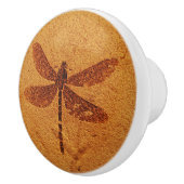 fossiele libel keramische knop (Rechts)