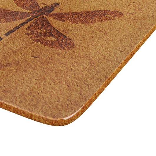 fossiele libel snijplank (Hoek)