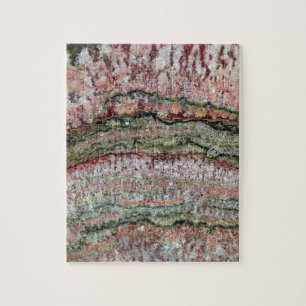 Fossiele stromatolites legpuzzel