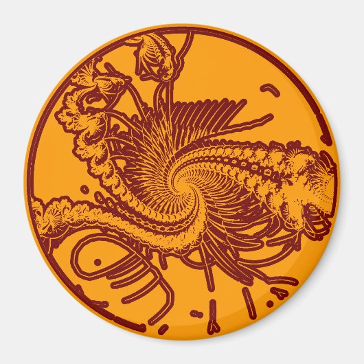 Fossiele ver. 2 magneet (Voorkant)