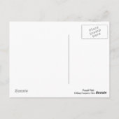 Fossiele vis briefkaart (Achterkant)