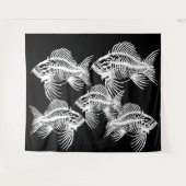 Fossiele vis wandkleed (Voorkant (horizontaal))