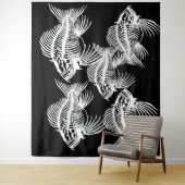 Fossiele vis wandkleed (In situ)