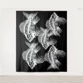 Fossiele vis wandkleed (Voorkant)