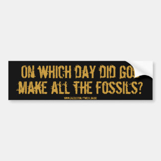 fossielen? bumpersticker