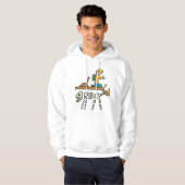 Fossielen jagen hoodie (Voorkant volledig)