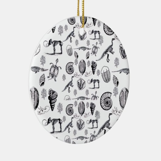 Fossielen Keramisch Ornament (Rechts)